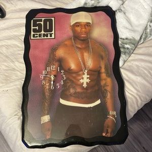 Collectors item rare 50 cent clock